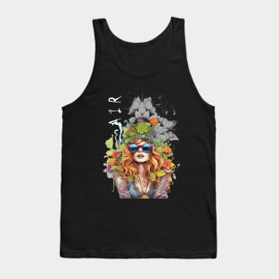 Hippie girl air element Tank Top